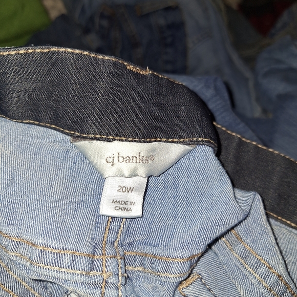 CJ Banks Medium Blue Denim Pants - Picture 4 of 5